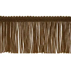 5 Yards of 2" Chainette Fringe Trim | 5 yard cut Cocoa