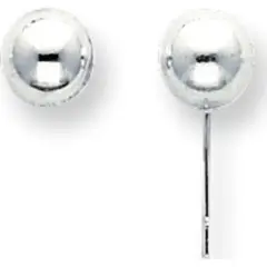 Sterling Silver Ball Stud Earrings Jewerly - Pack of 4