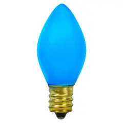 Northlight C7 Opaque Christmas Replacement Bulbs - Blue - 4ct