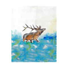 Betsy Drake Elk Beach Towel Multicolor