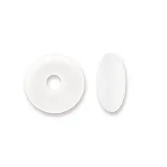 JewelrySupply Bead Bumpers 1.5mm White (50-Pcs)