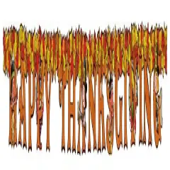 Happy Thanksgiving Streamer (Pack of 12)