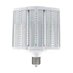 Satco 110w LED Hi-lumen shoe box style lamp fixture 3000K Mogul Base 100-277V Warm White