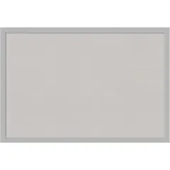 Hera Chrome Framed Corkboard, Grey Cork