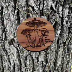 Toadstool Worlds Most Awesome Sister-in-Law - Cedar Ornament