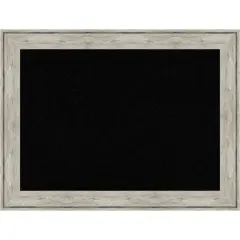 Crackled Metallic Framed Corkboard, Black Cork