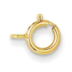 14K Gold Spring Ring Clasp YG1701