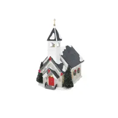 Department 56 Dept 56 Pleasant View Church Christmas Figure White
