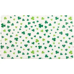 Northlight St. Patrick's Day Shamrocks Kitchen Floor Comfort Mat - 29.5" Green