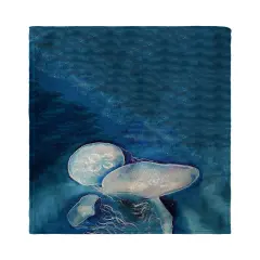 Betsy Drake Blue Jellyfish Kitchen Towel