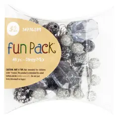 CousinDIY Fun Pack Bead Mix-Grey Mix