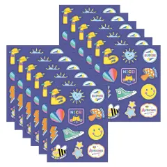 We Stick Together Motivators Motivational Stickers, 72 Per Pack, 12 Packs
