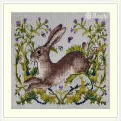 The Hare K-147A Counted Cross-Stitch Kit