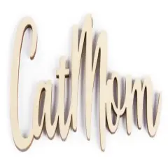 CousinDIY Unfinished Wood Script Phrase