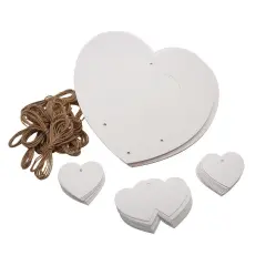 Color-Me&trade; Heart Mobiles (Pack of 12)