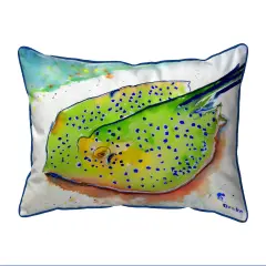 Betsy Drake Stingray Large Indoor/Outdoor Pillow 16x20 Multicolor