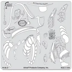 Iwata Artool Freehand Template - Wrath of Skull Master Mr. Potato Bonz #1