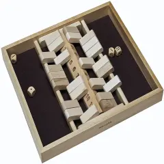 WE Games Double Sided 12 Number Shut the Box Board Game, 14 in. Made in USA