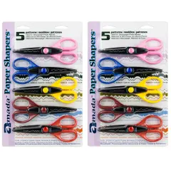 Paper Shapers&reg; Decorative Scissors Set 2, 5 Per Set, 2 Sets