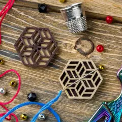 Magnetic double-sided needle holder FLMH-055(W)