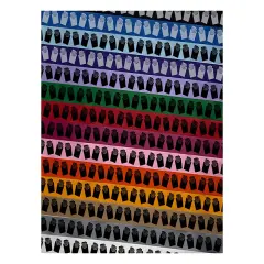 French Fries Satin Ribbon for Bows Gift Wrapping DIY Craft Projects - 1" - 3 Yards Black Ribbon