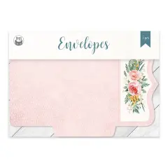 Flowerish Mini Envelopes-5/Pkg