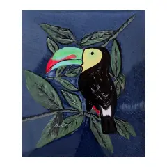 Betsy Drake Drake's Toucan Throw Multicolor