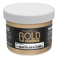 FN Ink Plastisol Screen Printing Ink - Gold Metallic, Quart