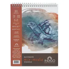Indigo Artpapers Mixed Media Wiropad - 8" x 10", 20 Sheets