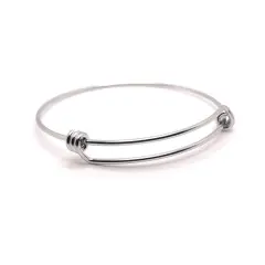 1, 4 or 20 Pieces: Adjustable Bangle Expandable Bracelet, 21cm