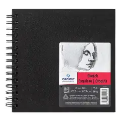 Canson Universal Hardcover Sketchbook - 8" x 8", 80 Sheets