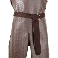 Adults Medieval Knight Brown Belt Costume Accessory