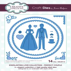 Creative Expressions Craft Dies By Jamie Rodgers-Perfect Couple - Everlasting Love