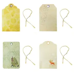 Wrapables Printing Tag, Set of 24 Christmas Day