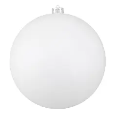 Northlight Shiny Shatterproof Commercial Christmas Ball Ornament - 8" (200mm) - White