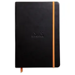 Rhodiarama Hardcover Notebook - Black, A5
