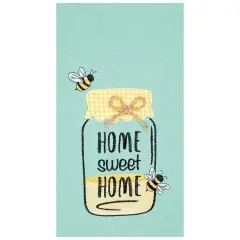 Home Sweet Home Embroidered Cotton Kitchen Towel