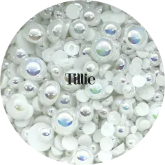 Flatback Resin Pearl Mix - Tillie by Glitter Heart Co.&trade;