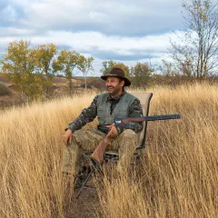 All-weather Outdoor Foldable 360-Degree Swivel Chair with Iron Frame-Brown