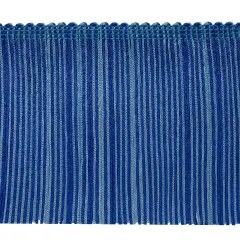 10 Yards of 6" Multicolor Chainette Fringe Trim | 10 yard cut Blue Multi