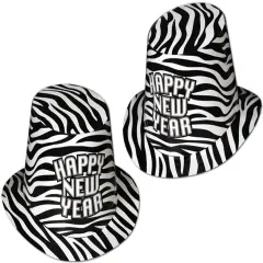 Zebra Print Hi-Hat (Pack of 25)