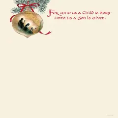 Great Papers! Holy Family Holiday Letterhead, Invitations and Announcements, Printer Friendly, 8.5" x 11", 80 Pack