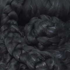 Merino Silk Luxe Tonal Designer Blend. Superfine Merino, Mulberry Silk, Tussah Silk. Top Roving for Spinning or Felting.