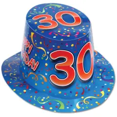 Happy30Birthday Hi-Hat (Pack of 25)