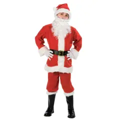 Fun World Children's Santa Suit Christmas Costume - Small Red