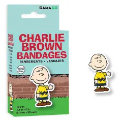 Peanuts Charlie Brown GAMAGO Bandages | Set of 18