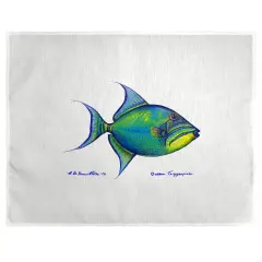 Betsy Drake Trigger Fish Place Mat Set of 4