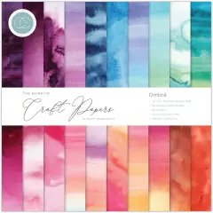 Craft Consortium Double-Sided Paper Pad 12"X12" 30/Pkg-Ombre