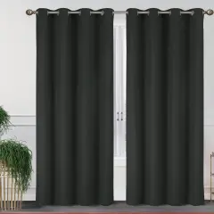 55'' X 84'' Solid Thermal Blackout Panels- 2 Pack (15 Colors)