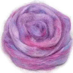 FIRESTAR Nylon Fiber for Spinning, Blending, Dyeing, Felting and Doll Making. Trilobal Nylon Combed Top